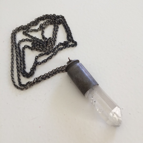 Etsy Jewelry - Crystal Bullet Necklace
